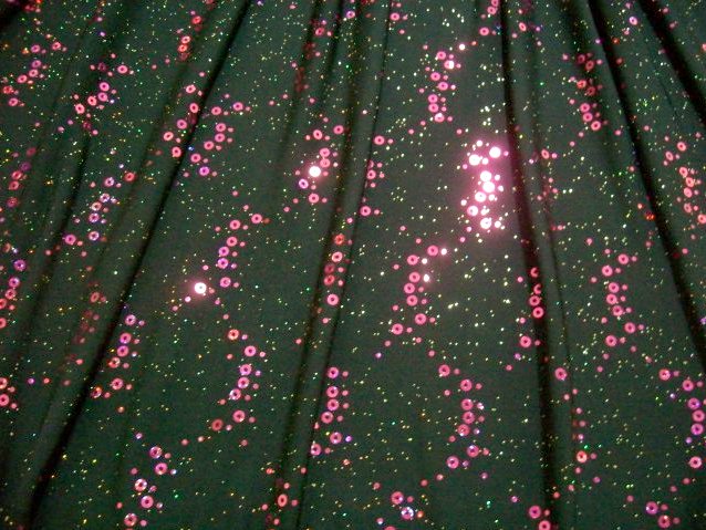 12.Black-Fuchsia Spot Light Spandex